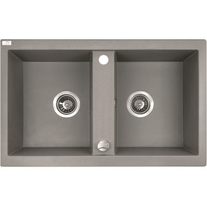 CHIUVETA GRANIT GRI SRB 520T(2C) 780X480X185 CU SIFON LAVEO (1/1) (100735)
