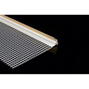 PROFIL PVC ALB CU PLASA PENTRU FERESTRE 2.5m (25buc) (1 tipla/1 tipla) (100774)