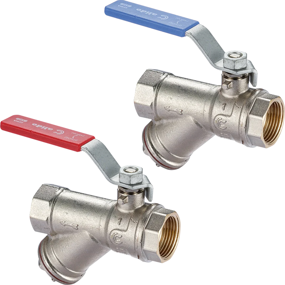 CALIDO-S30 - ROBINET APA SFERA CU FILTRU Y SI LEVIER PN30 FI-FI 3/4" ARKA (1/9) (100919)