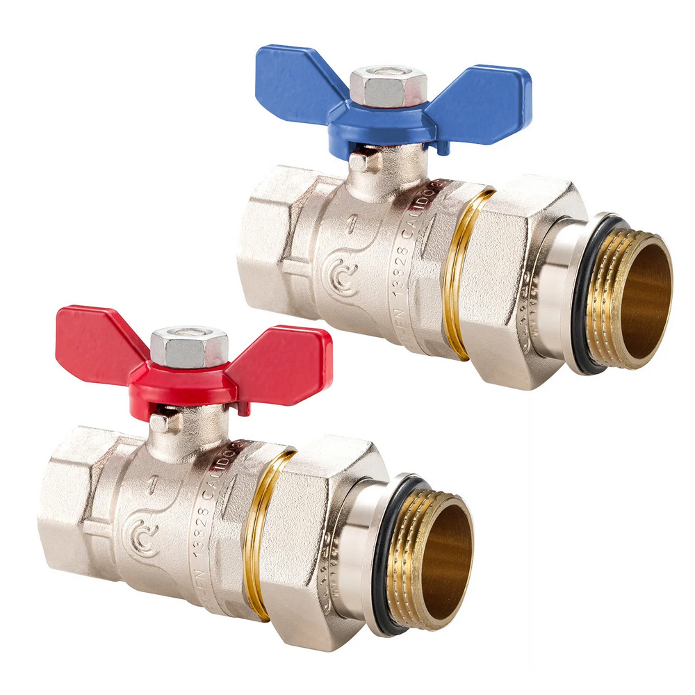 CALIDO-S30 - ROBINET APA SFERA CU FLUTURE ROSU SI OLANDEZ, ORING, PN30 FI-FE 1 1/4" ARKA (1/6) (100935)
