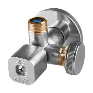 DURO-SOLID - ROBINET APA COLTAR CERAMIC CU FILTRU 1/2"x3/4"x3/8" UNGHI ARKA (1/42) (100944)