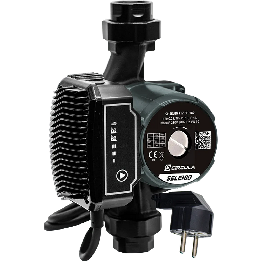 CIRCULA - POMPA RECIRCULARE SELENIO 32/100-180MM CU CABLU DE ALIMENTARE SI CUPLE ARKA (1/8) (100953)