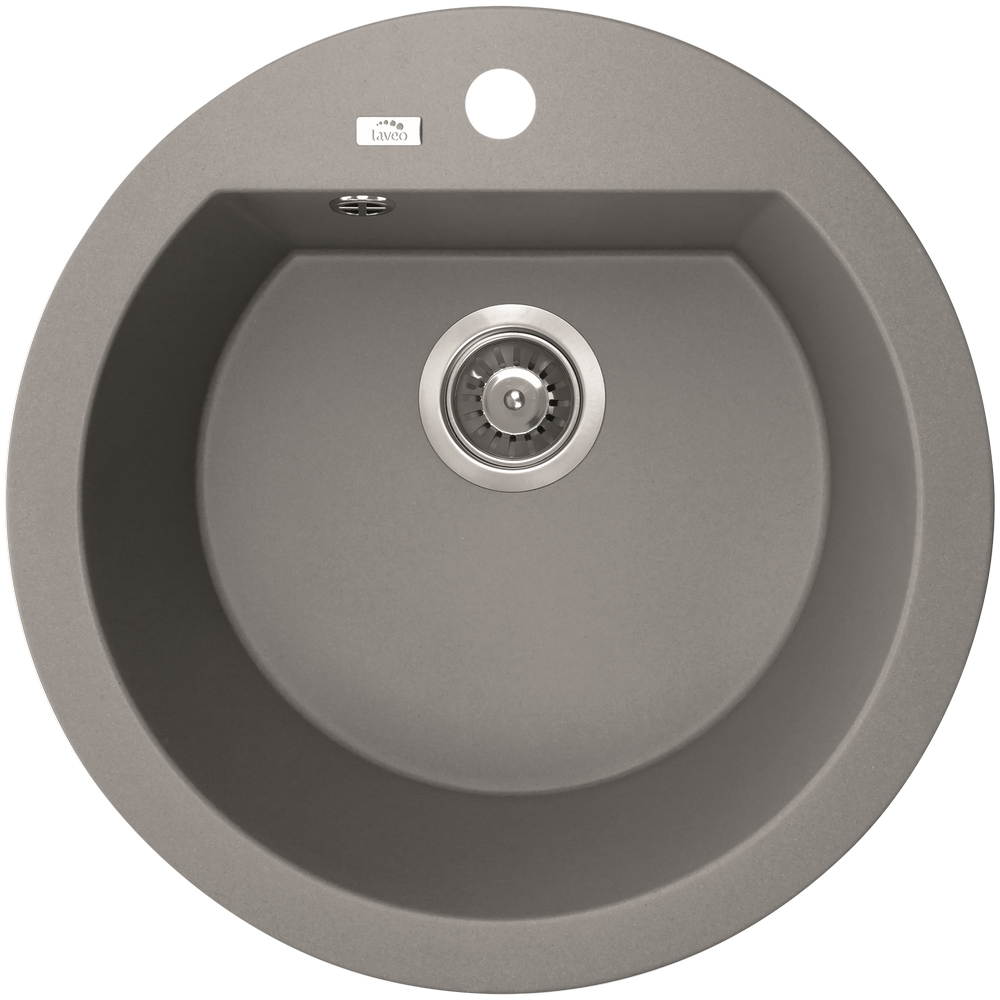 CHIUVETA GRANIT GRI SRD 580T(1C ROTUNDA) 510X205 CU SIFON LAVEO (1/1) (101323)