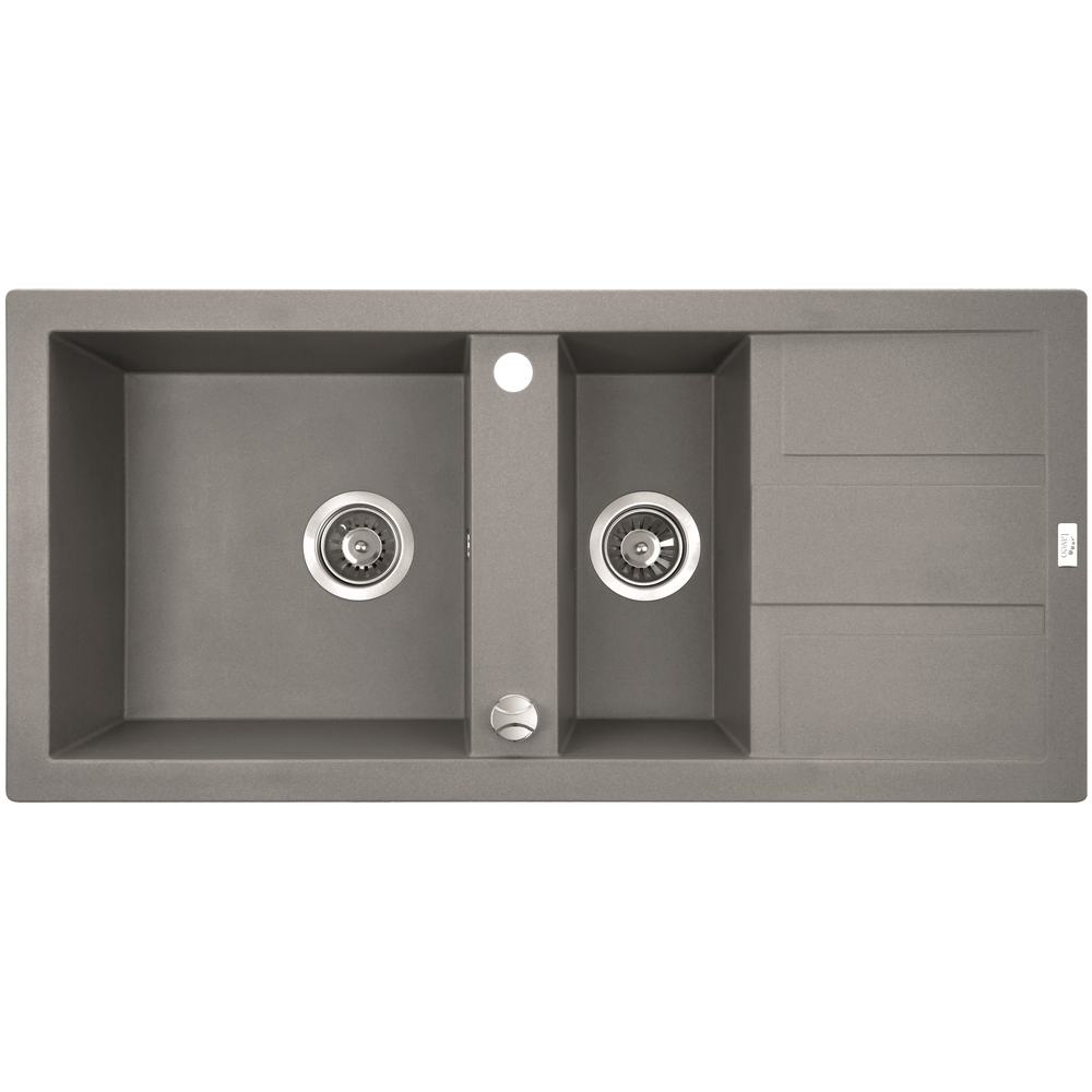 CHIUVETA GRANIT GRI SRB 531T(11/2C1P) 1000X480X185 CU SIFON LAVEO (1/1) (101358)