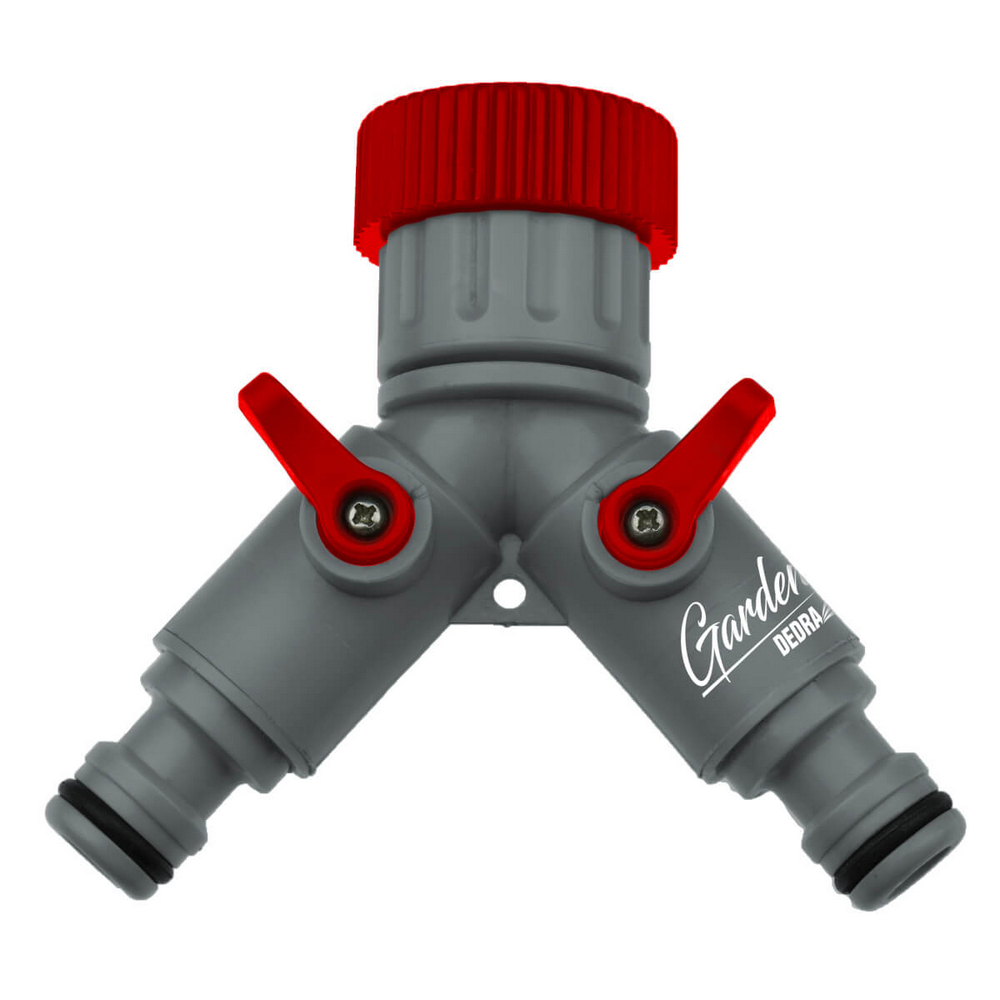 CONECTOR ROBINET-FURTUN DUBLU(Y) CU ROBINETI 1/2"-3/4", DEDRA (1/50) (109958)