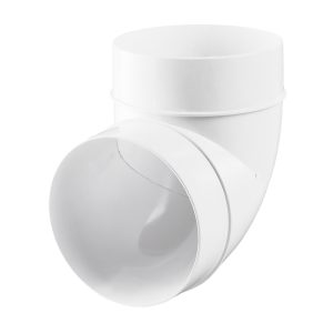 COT VENTILATIE PVC 100mm, 90 grade, ALB, VENTS (1/18) (110006)