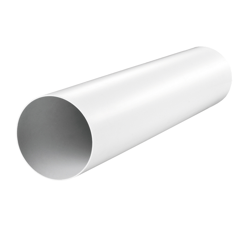 TUB VENTILATIE RIGID PVC 100mm, LUNGIME 0,5 M , ALB, VENTS (1/10) (110024)