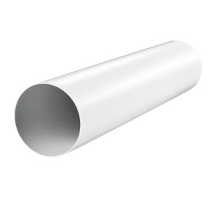 TUB VENTILATIE RIGID PVC 100mm, LUNGIME 1 M, ALB, VENTS (1/10) (110025)