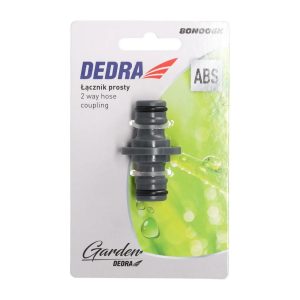 CONECTOR DUBLU (NIPLU) PENTRU FURTUN (Blister), DEDRA (1/200) (110991)