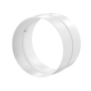CONECTOR TUB VENTILATIE PVC 125mm, ALB, VENTS (1/16) (112657)
