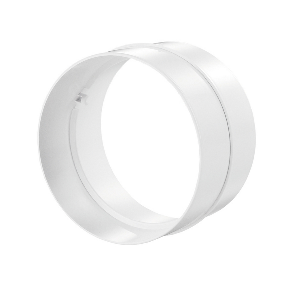 CONECTOR TUB VENTILATIE PVC 125mm, ALB, VENTS (1/16) (112657)
