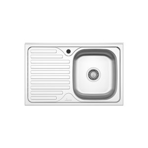 CHIUVETA INOX 1001.MDM 80x50 1C1P DR. SANOBI (1/10) (21108)