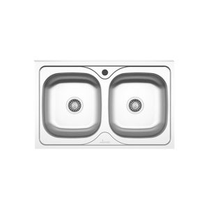CHIUVETA INOX 1002.MM 80x50 2C SANOBI (1/10) (21115)