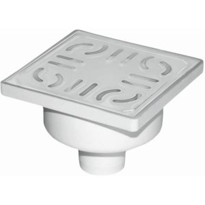 SIFON PARDOSEALA VERTICAL INOX Ø40 (100x100mm) (VK) MASTERDYNE (1/5) (24451)