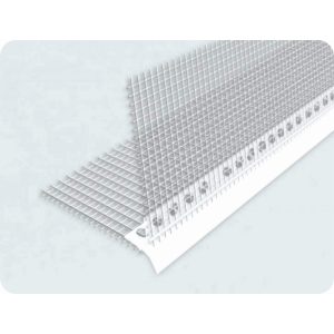 COLTAR PVC CU PICURATOR CU PLASA-10cm 2,5m (25buc) (1 tipla/1 tipla) (29411)