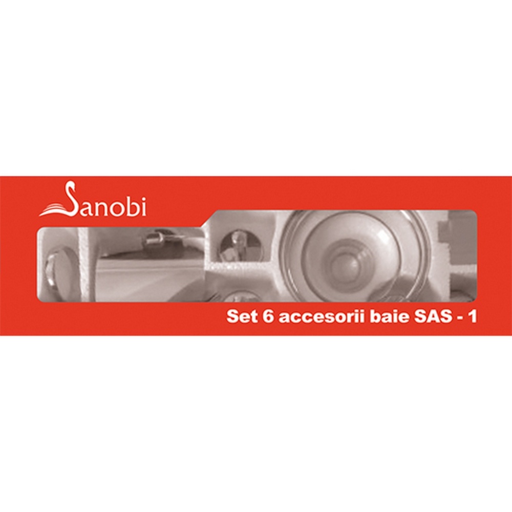 SET 6 ACCESORII BAIE SAS-1 (SA-02/04/05/07/08/09) SANOBI (1/10) (29796)
