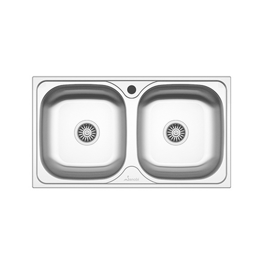 CHIUVETA INOX 2002.BM 780x440 2C SANOBI (1/10) (36922)