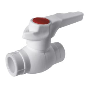 ROBINET PPR CU BILA ALAMA (maner alb) DN20 RAODYNE (10/80) (40095)
