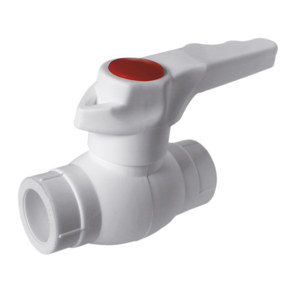 ROBINET PPR CU BILA ALAMA (maner alb) DN20 RAODYNE (10/80) (40095)