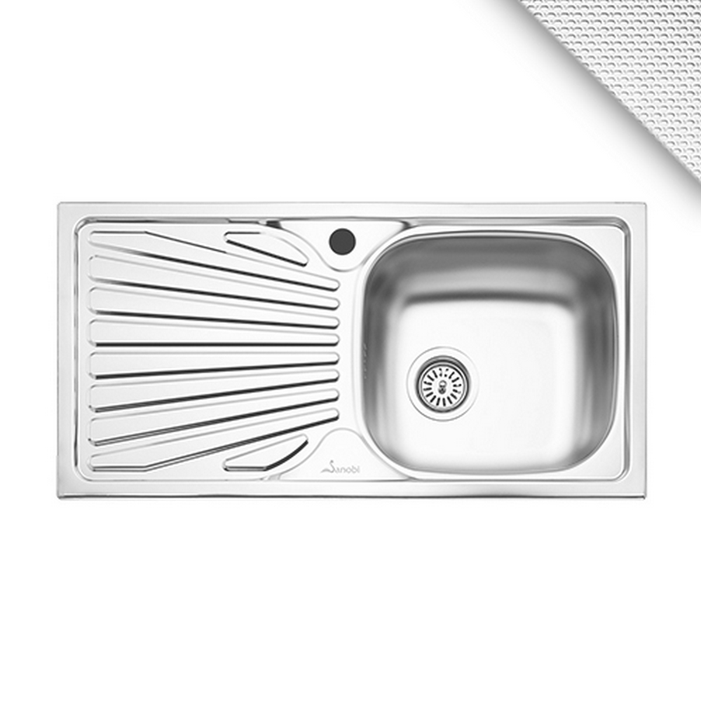 CHIUVETA INOX 2010.BDL-XL 860x435 1C1P DR.LN SANOBI (1/10) (41054)