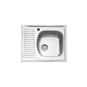 CHIUVETA INOX 2601.B1/2DM 580x510 1C1/2P DR. SANOBI (1/10) (45586)