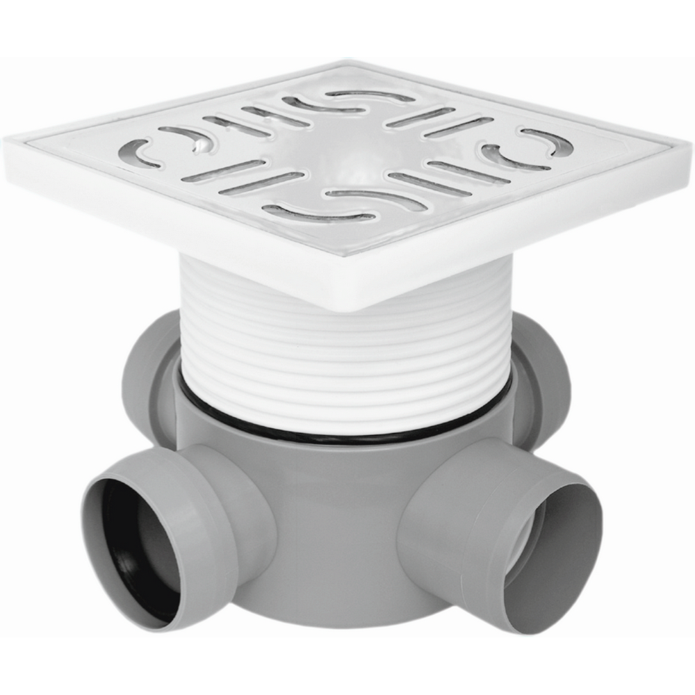 SIFON PARDOSEALA CU INALTATOR INOX 100 1E Ø50-3I Ø40 ( LV) MASTERDYNE (1/1) (49049)