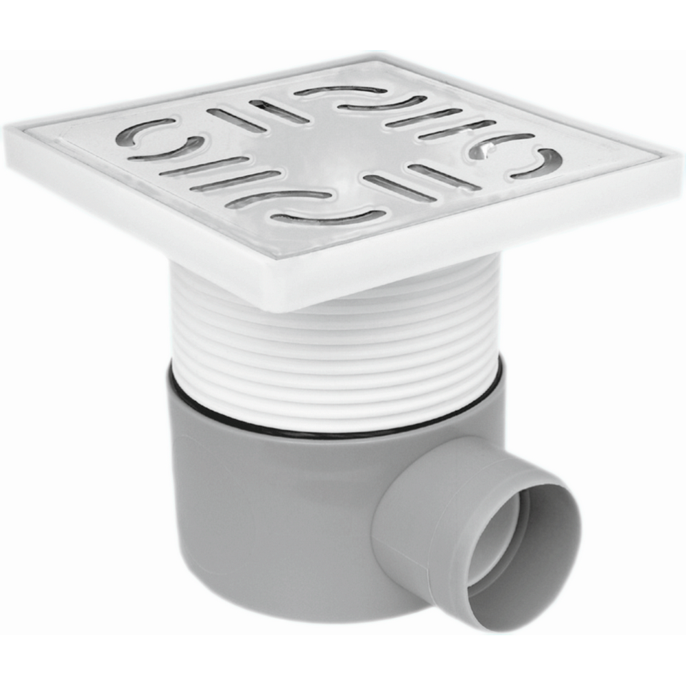SIFON PARDOSEALA CU INALTATOR INOX 100 1E Ø50 ORIZONTAL ( LM) MASTERDYNE (1/1) (49050)