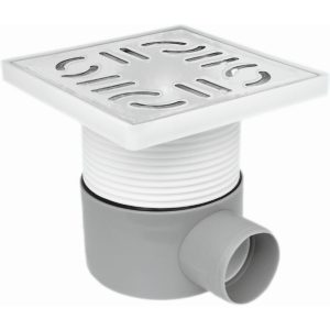SIFON PARDOSEALA CU INALTATOR INOX 100 1E Ø50 ORIZONTAL ( LM) MASTERDYNE (1/1) (49050)