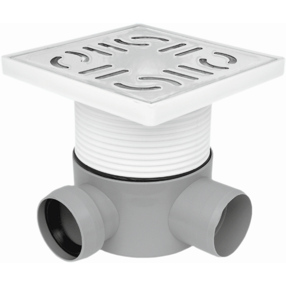 SIFON PARDOSEALA CU INALTATOR INOX 100 1E Ø50-1I Ø40 90 STG. ( LN) MASTERDYNE (1/1) (49052)