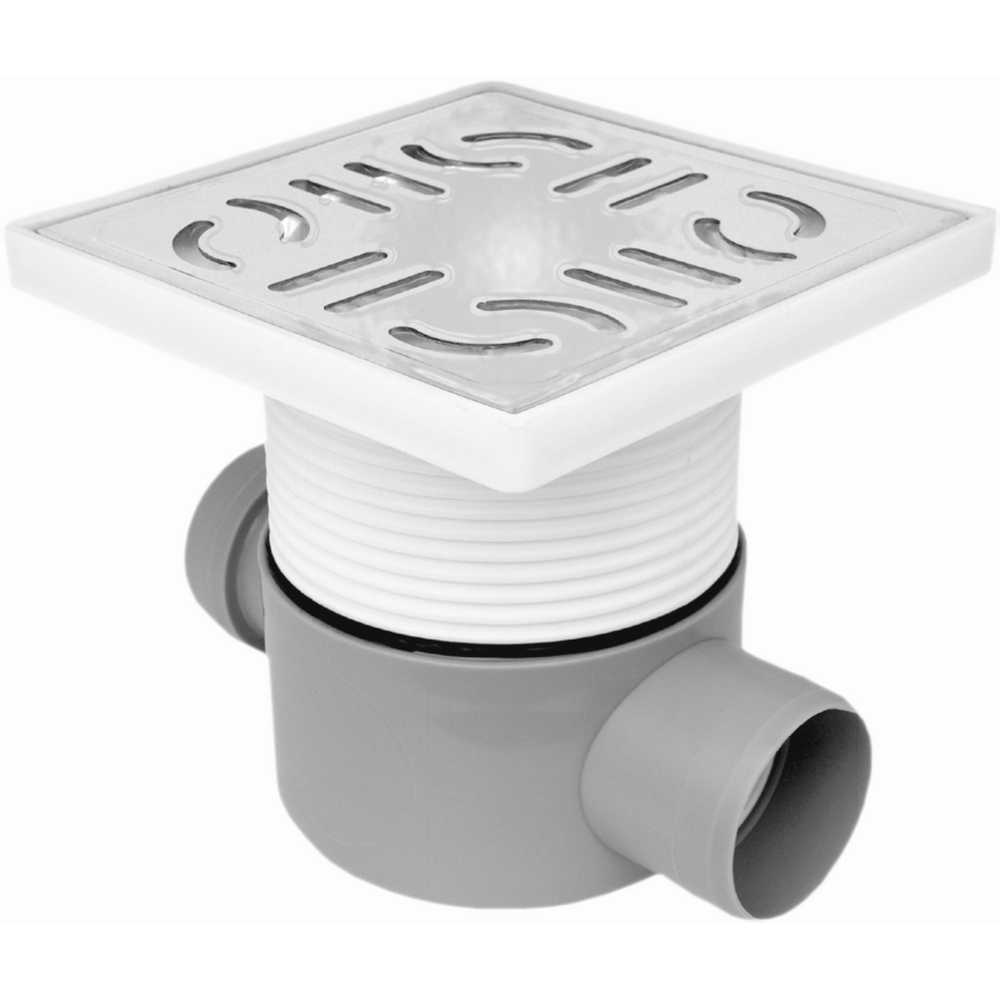 SIFON PARDOSEALA CU INALTATOR INOX 100 1E Ø50-1I Ø40 180 ( LR) MASTERDYNE (1/1) (49062)