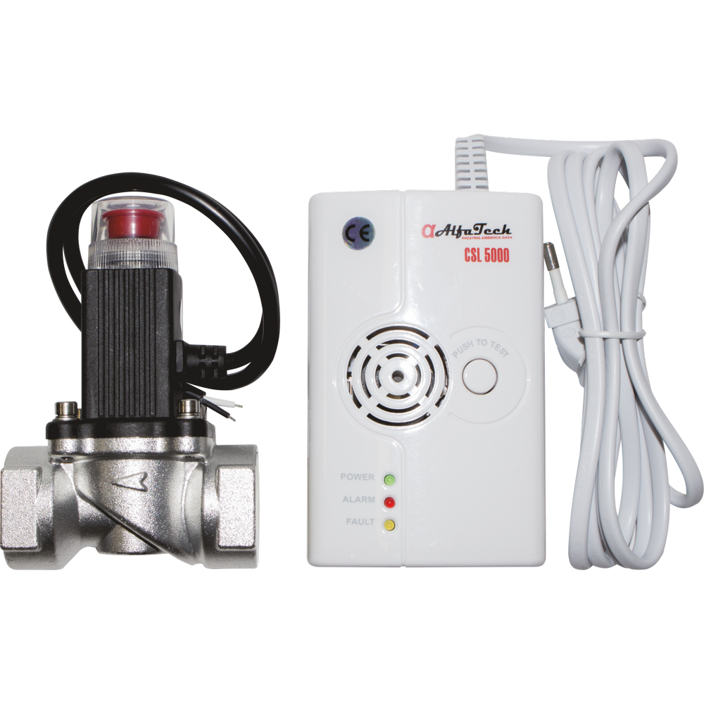DETECTOR GAZ+ELECTROVALVA 3/4 CSL5000 ALFATECH (1/30) (56916)