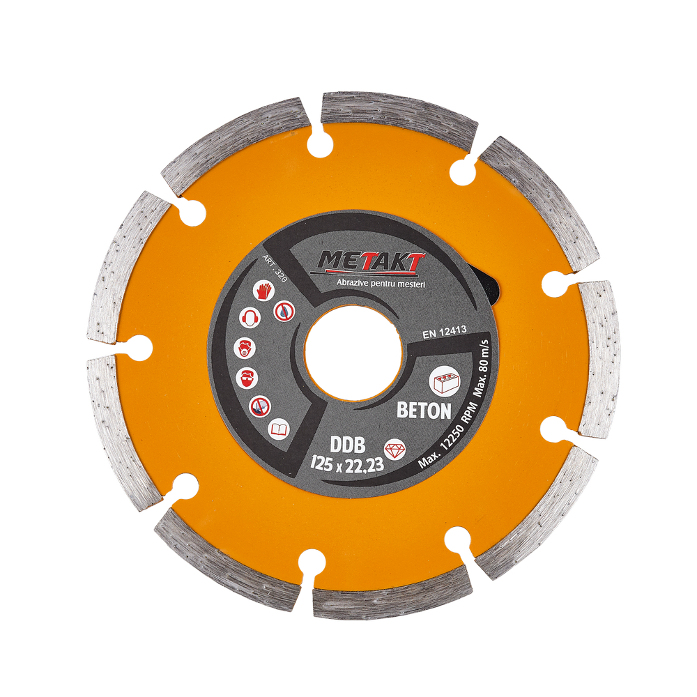 DISC DIAM. BETON DDB 125x22 METAKT (320)(1/50) (61197)
