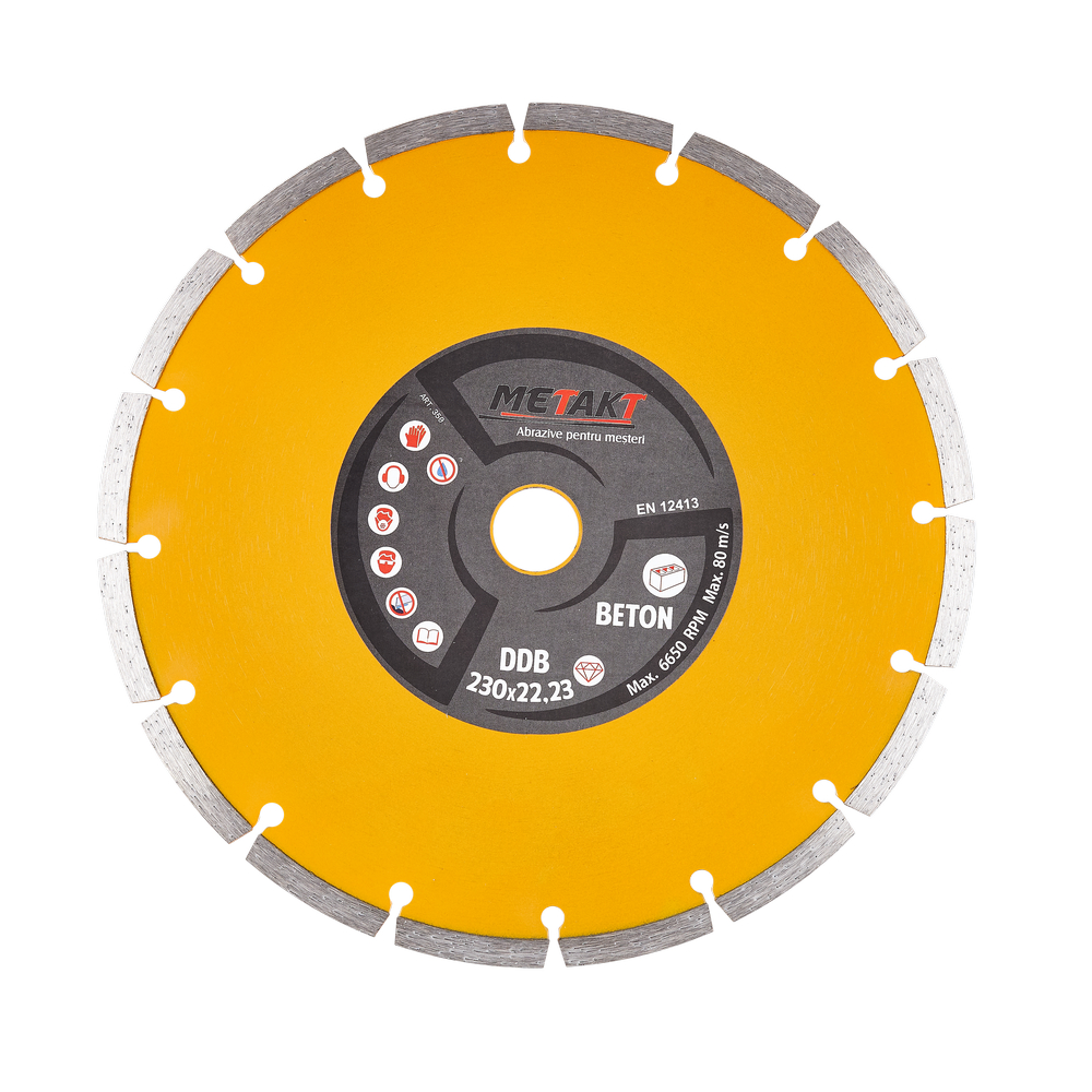 DISC DIAM. BETON DDB 230x22 METAKT (350)(1/25) (61200)