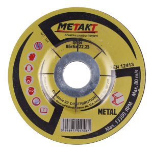 DISC POLIZARE METAL DPM 115x6 METAKT (214)(10/100) (64679)