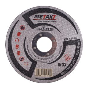 DISC TAIERE INOX DTI 115x1,6x22 METAKT (112)(10/100) (64681)