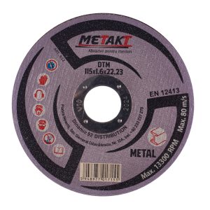 DISC TAIERE METAL DTM 115x1,6x22 METAKT (612)(10/100) (64698)