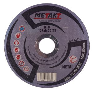 DISC TAIERE METAL DTM 125x1x22 METAKT (621)(10/100) (64701)