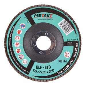 DISC LAMELAR FRONTAL STANDARD DLF-STD 125x22 P80 METAKT (31C)(10/10) (71523)