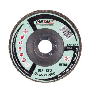 DISC LAMELAR FRONTAL STANDARD DLF-STD 125x22 P120 METAKT (31D)(10/10) (71526)