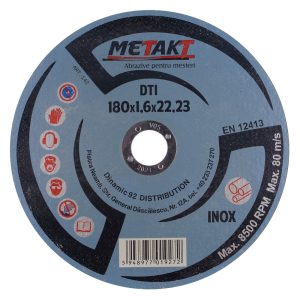DISC TAIERE INOX DTI 180x1,6x22 METAKT (142)(10/50) (71528)