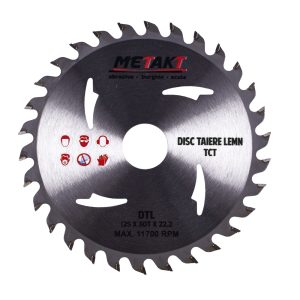 DISC TAIERE LEMN DTL 125 METAKT (820)(1/50) (90227)