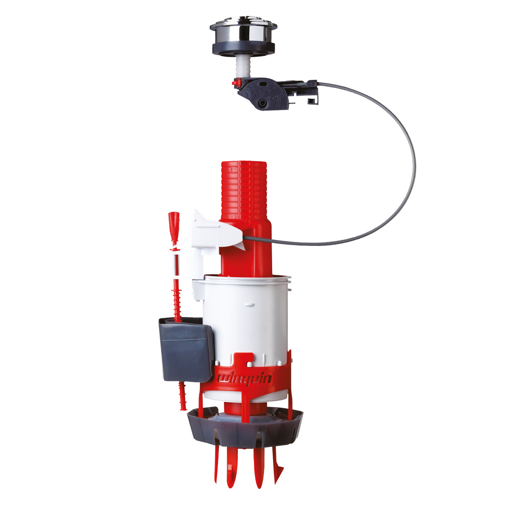 MECANISM WC DUBLA APASARE 3/6L EASY-CLIC! (10720605) WIRQUIN (1/9) (93647)