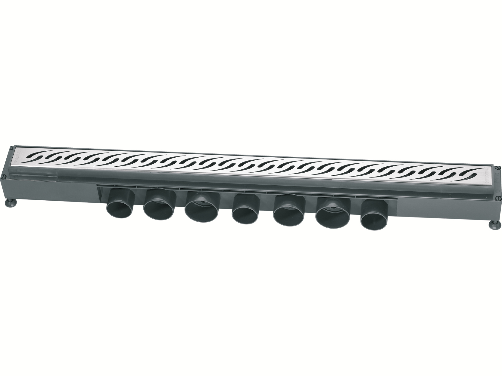 RIGOLA DUS INOX 700mm H80mm 84L/min VENISIO (30717754) WIRQUIN (1/4) (93650)