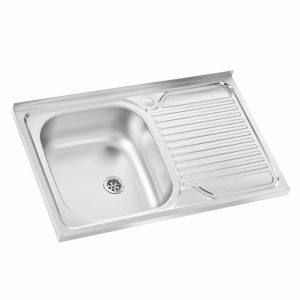 CHIUVETA INOX Q-MSM 80x50 1C1P ST. SANQ (1/10) (96113)