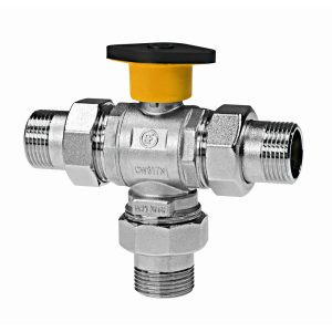 VANA CU 3 CAI CU OLANDEZI 1" FE BRASS FORM (1/10) (96789)