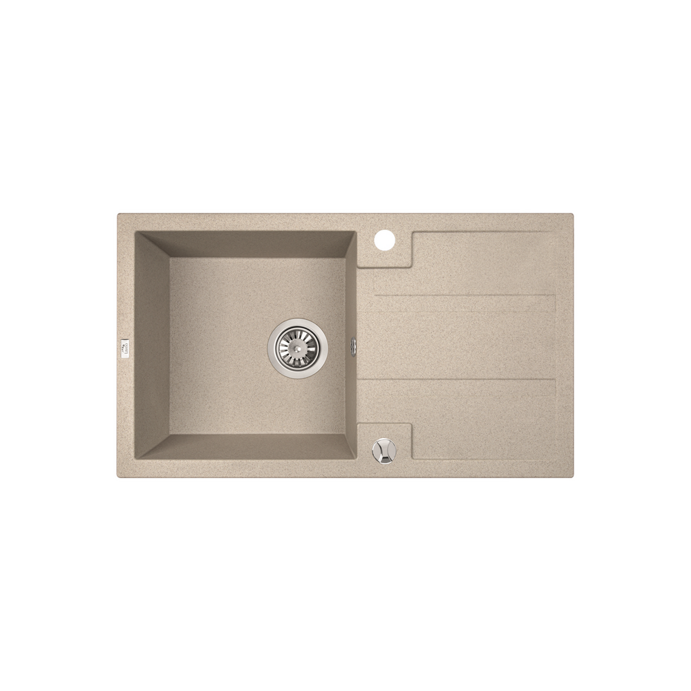 CHIUVETA GRANIT BEJ SRB 411T(1C1P) 760X440X194 CU SIFON LAVEO (1/1) (99735)