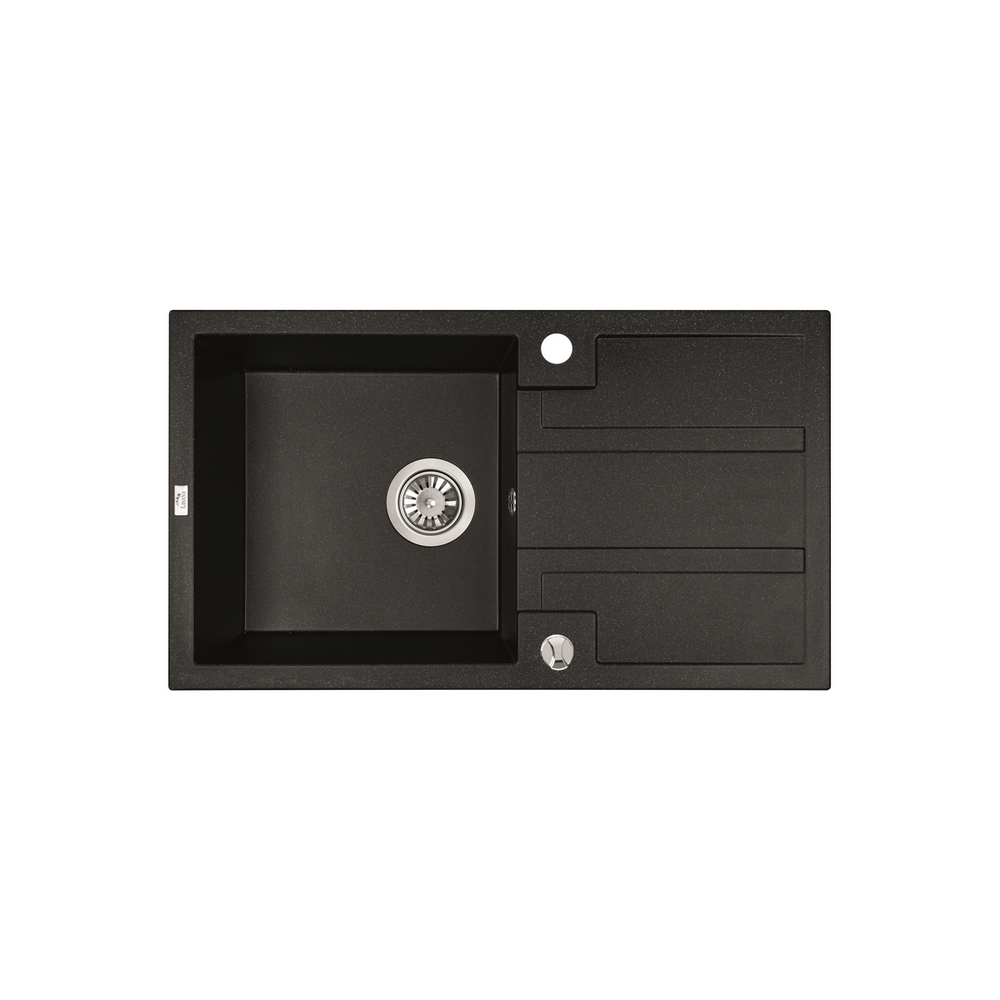 CHIUVETA GRANIT NEAGRA SRB 711T(1C1P) 760X440X194 CU SIFON LAVEO (1/1) (99736)