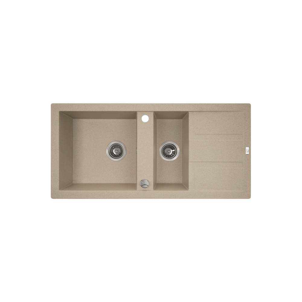 CHIUVETA GRANIT BEJ SRB 431T(11/2C1P) 1000X480X185 CU SIFON LAVEO (1/1) (99739)