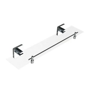 ETAJERA STICLA CU SUPORT METALIC (PRINDERE SURUB) SSA-01 SANOBI (1/10) (113480)
