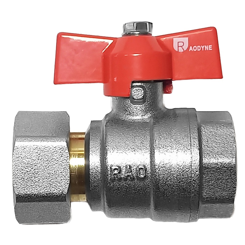ROBINET APA SFERA CU FLUTURE SI SEMIOLANDEZ PN25 FI-FI 3/4" RAODYNE (1/10) (114103)